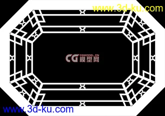 3D打印模型经典古建之门窗的图片