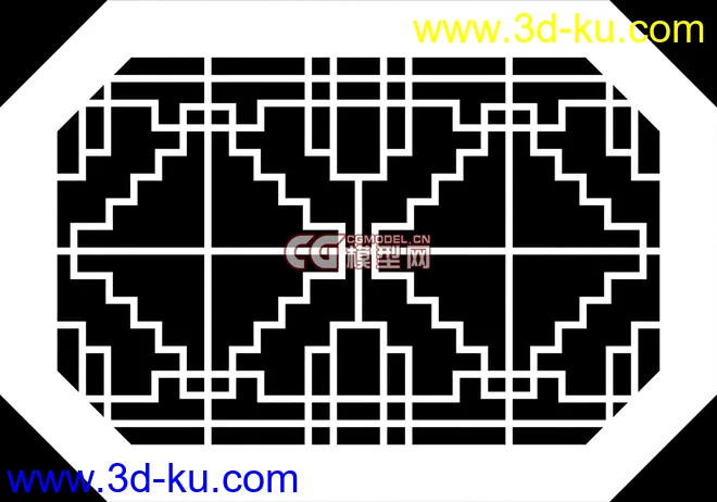 经典古建之门窗模型的图片10