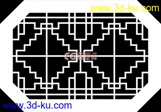 3D打印模型经典古建之门窗的图片