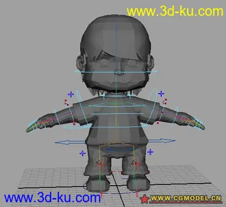 elliotthjy要的模型绑定的图片