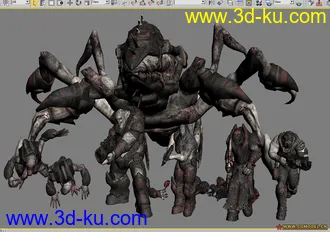 3D打印模型战争机器 怪物大集合，不断更新中，老多了。的图片