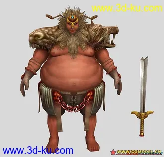 3D打印模型胖型角色一例的图片