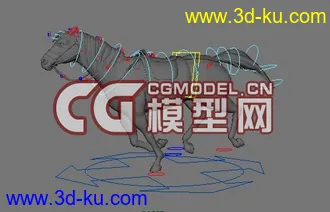 3D打印模型马快跑，K好动画的，学习交流下的图片