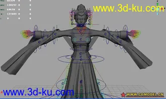 3D打印模型古代美女的图片