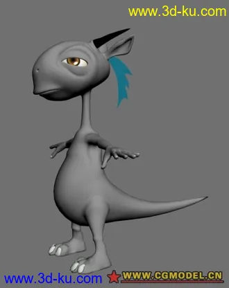 3D打印模型可爱小龙的图片