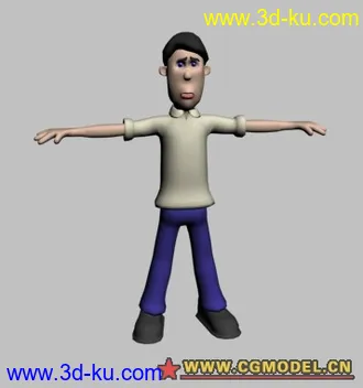 3D打印模型卡通人物的图片