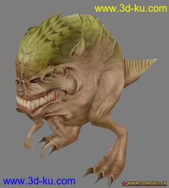 3D打印模型一个圆头怪,应该是首次发,请大家给点意见的图片