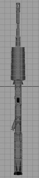 新手制作M4A1模型.无材质无贴图,求指点的图片1