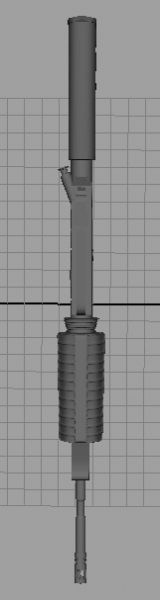 新手制作M4A1模型.无材质无贴图,求指点的图片2