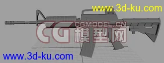 3D打印模型新手制作M4A1,做的不好的地方请指点的图片