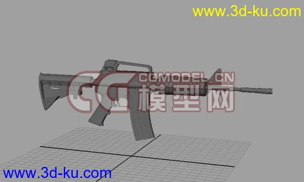 新手制作M4A1,做的不好的地方请指点模型的图片4