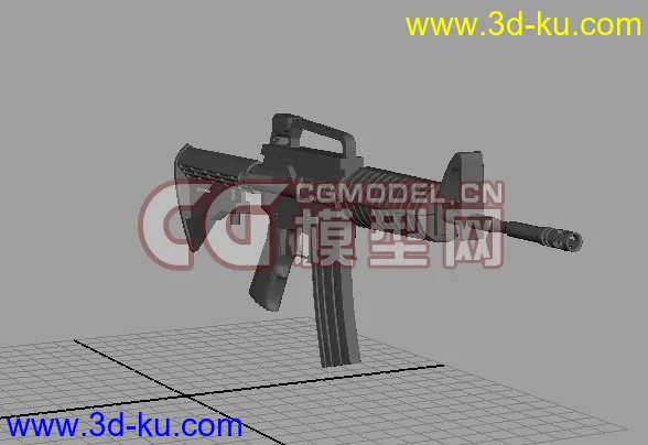 新手制作M4A1,做的不好的地方请指点模型的图片5