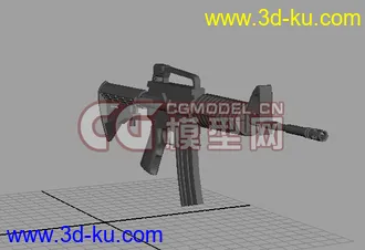 3D打印模型新手制作M4A1,做的不好的地方请指点的图片