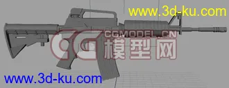 3D打印模型新手制作M4A1,做的不好的地方请指点的图片