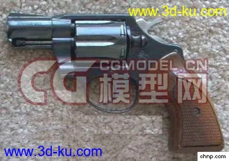 3D打印模型左轮手枪一把的图片