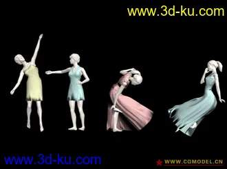 跳舞模型的图片