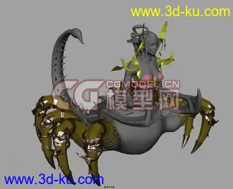 3D打印模型蛛女的图片