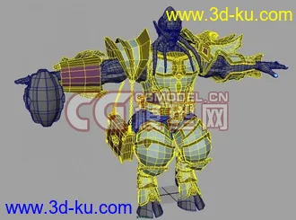 3D打印模型德莱尼么?可绑定--T的图片