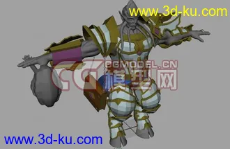 3D打印模型德莱尼么?可绑定--T的图片