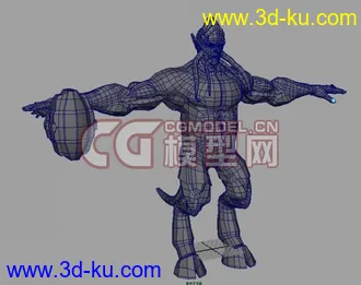 3D打印模型德莱尼么?可绑定--T的图片