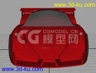 3D打印模型法拉利跑车,不会上材质,上个单色过过瘾的图片