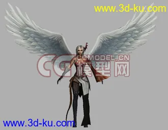 3D打印模型王者世界游戏女角色~的图片