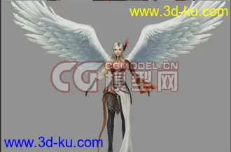 3D打印模型王者世界游戏女角色~的图片
