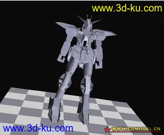 3D打印模型Gundam - Impulse Gundam 脈衝高達-劍裝的图片
