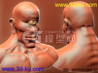 3D打印模型雕刻的怪物 通用格式的图片
