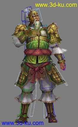 三国人物模型，带动作，以后继续更新的图片