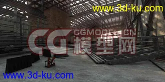 3D打印模型大型破旧厂房！的图片