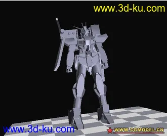 3D打印模型Gundam - Strike Gundam 強襲高達 - 砲擊裝的图片