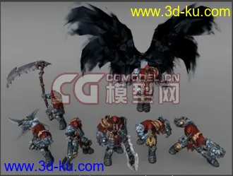 3D打印模型暗黑血统各种形态大合集【一】的图片