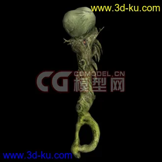 3D打印模型次时代   法杖的图片