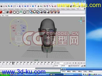 3D打印模型人物表情的图片