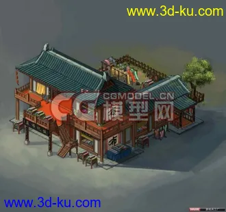 3D打印模型布庄素模的图片