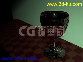 3D打印模型maya初学，复古的杯子的图片