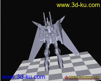 3D打印模型Gundam -  Infinite Justice 無限正義的图片