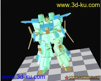3D打印模型Gundam - ZZ Gundam ZZ 高達的图片