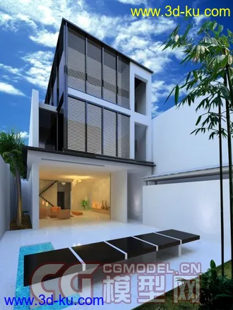 3D打印模型别墅的图片