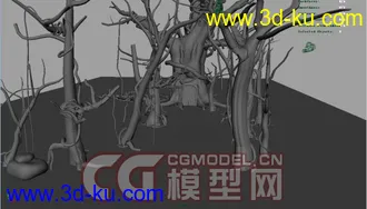 3D打印模型树屋场景的图片