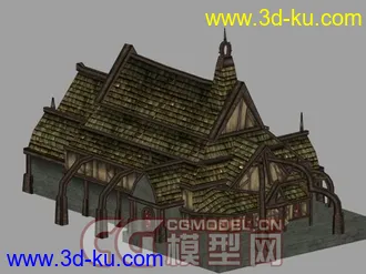 3D打印模型游戏 底模   木屋的图片