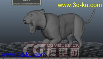 3D打印模型Tiger的图片