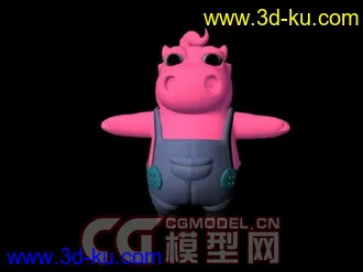 3D打印模型小牛的图片