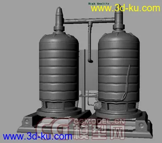 一个次时代的游戏生化炉。模型贴图都有。。。。。。的图片