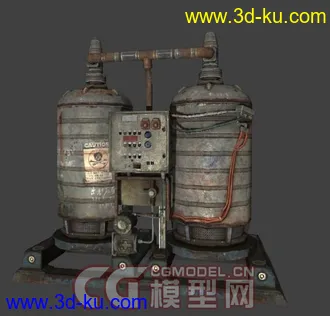 一个次时代的游戏生化炉。模型贴图都有。。。。。。的图片