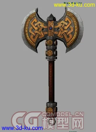 3D打印模型一把次时代的斧头。。。。。。。。。。。的图片