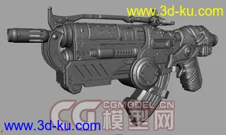 3D打印模型一个战争机器里面的武器.......次时代,大贴图...的图片