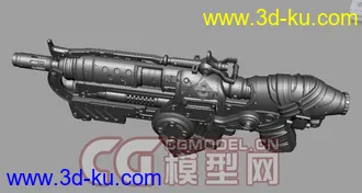 3D打印模型一个战争机器里面的武器.......次时代,大贴图...的图片