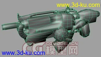 3D打印模型一个战争机器里面的武器.......次时代,大贴图...的图片